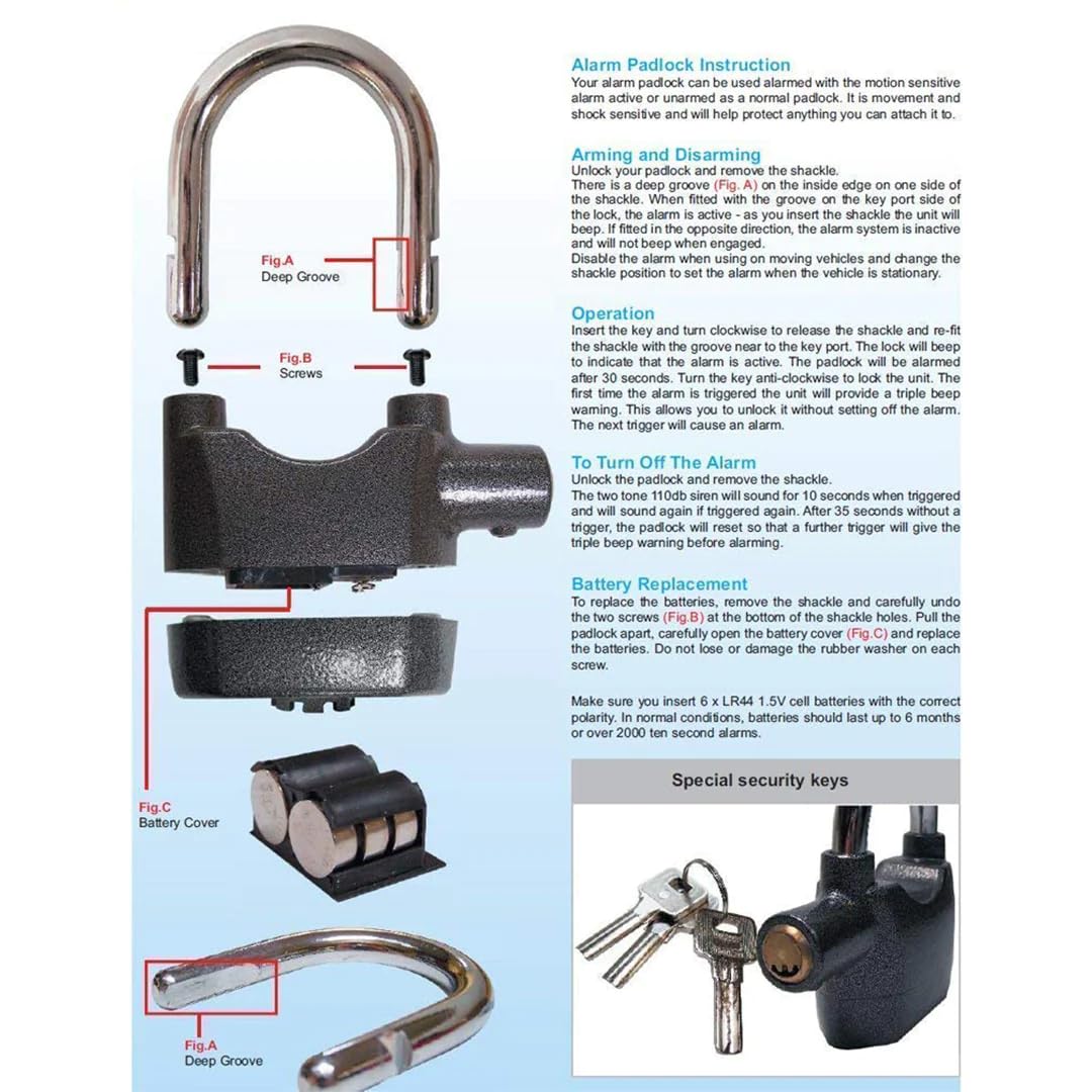 alarm padlock in Nigeria