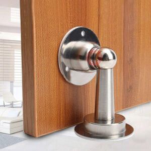 2PCS STAINLESS STEEL MAGNETIC DOOR STOPPER
