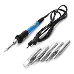60W Electrical Soldering Iron With 5pcs Solder Tip
