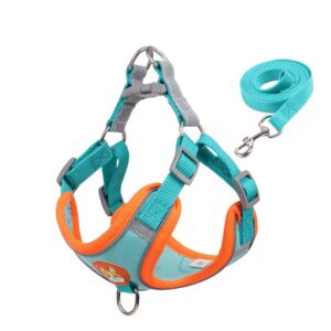 No Pull Pet Dog Harness And Leash(Medium 45-54cm)