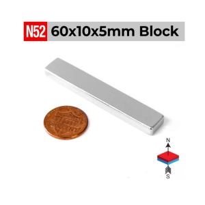 N52 60*10*5 neodymium ndfeb magnet