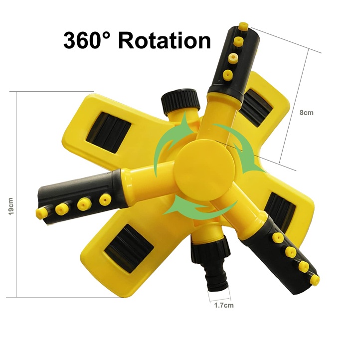 360°Automatic Rotating Adjustable Lawn Sprinklers