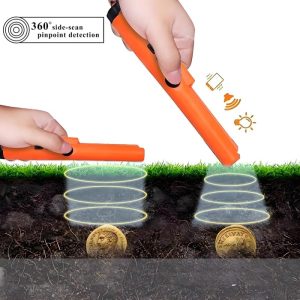 Handheld Metal Detector GP-Pointer  360° Scanning Unearthing Treasure Finder with High Sensitivity for Locating Gold Coin Silver Jewelry
