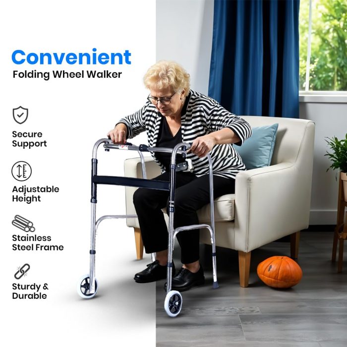 walking frame with wheels