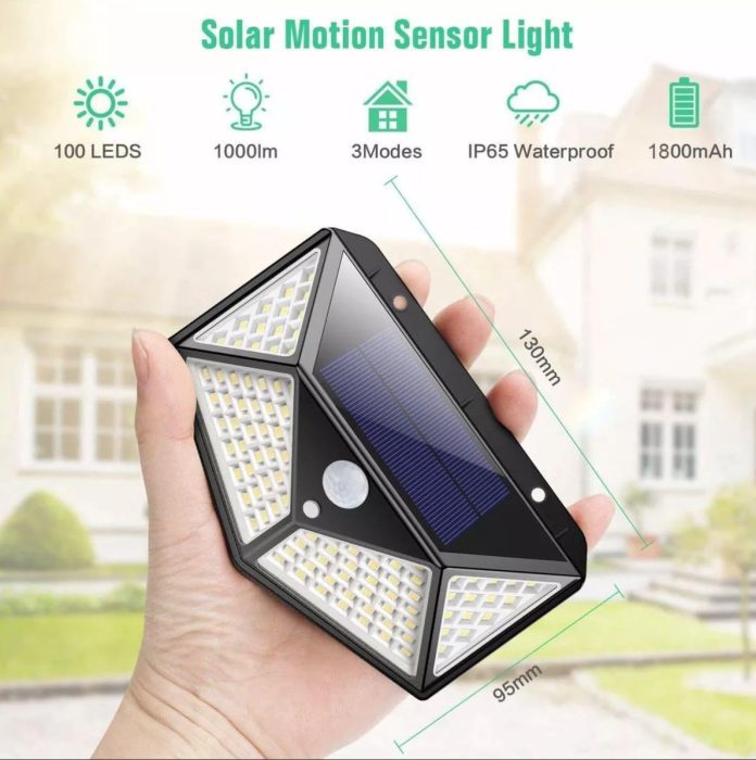 Solar Powered Security Light
