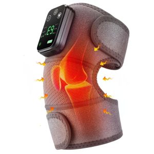 Electric Heated Knee Massager – Rechargeable Heat & Vibration Therapy for Knee, Elbow & Shoulder Pain