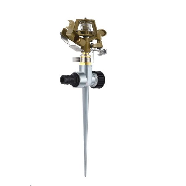 Zinc Alloy Pulsating Garden Lawn Water Sprinkler(13-18Meter diameter Coverage)