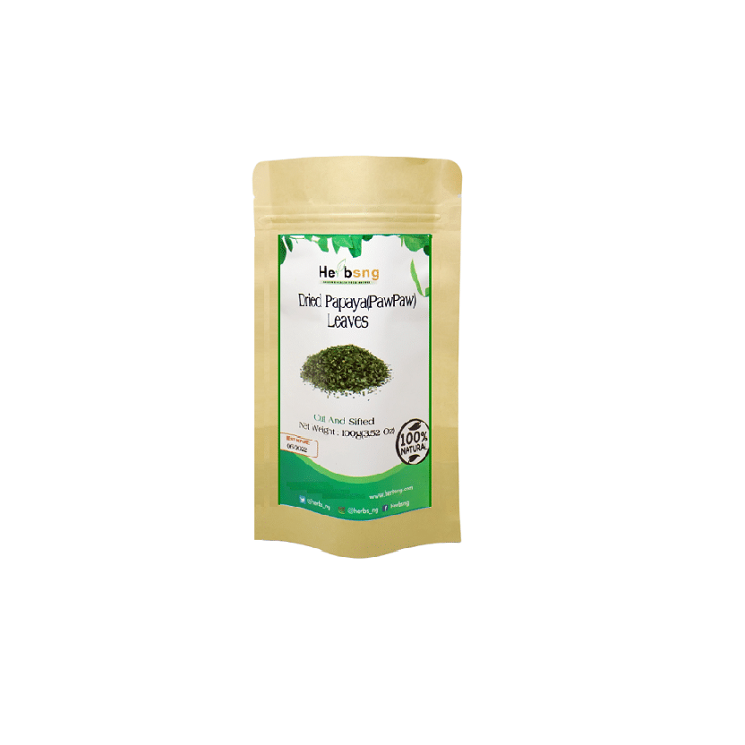 pawpaw_leaves_konga.png Organic Dried Papaya(Pawpaw) Leaves(100grams) - Image 1